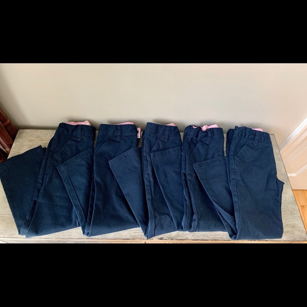 Navy Girl Uniform Pants - 8 Pair